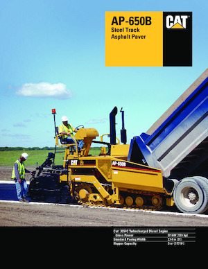 Track-asfalteermachines Caterpillar AP650B