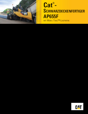 Track-asfalteermachines Caterpillar AP655F