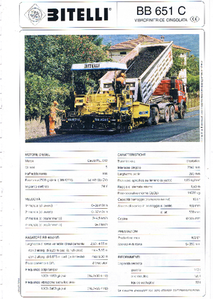 Track-asfalteermachines Bitelli BB 651 C-RB 4650 VB