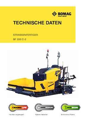Track-asfalteermachines Bomag BF 200 C 2 S 200
