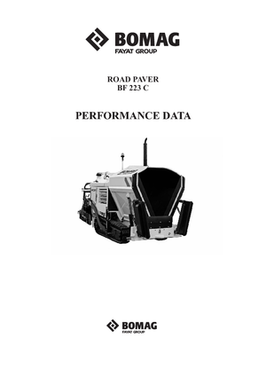 Track-asfalteermachines Bomag BF 223 C