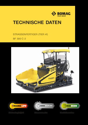 Track-asfalteermachines Bomag BF 300 C 2 S 340-2
