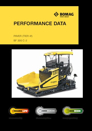Track-asfalteermachines Bomag BF 300 C 2 S 340-2