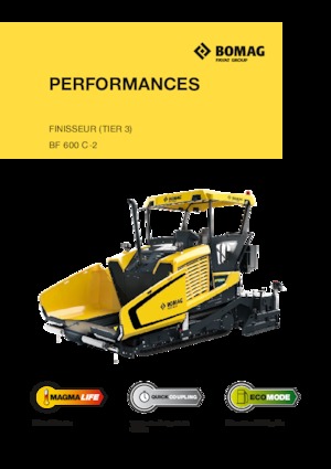 Track-asfalteermachines Bomag BF 600 C 2 S 600