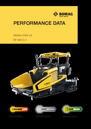 Track-asfalteermachines Bomag BF 600 C 2 S 600