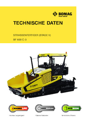 Track-asfalteermachines Bomag BF 600 C 3 S 600