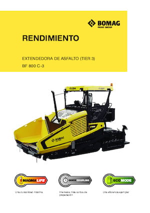 Track-asfalteermachines Bomag BF 800 C 3 S 500