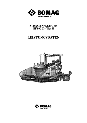 Track-asfalteermachines Bomag BF 900 C S 600