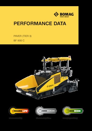 Track-asfalteermachines Bomag BF 900 C S 600