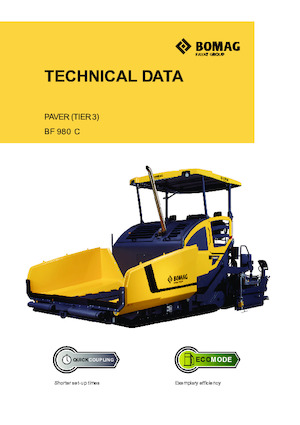 Track-asfalteermachines Bomag BF 880 C