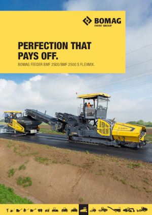 Track-asfalteermachines Bomag BMF 2500 S FLEXMIX