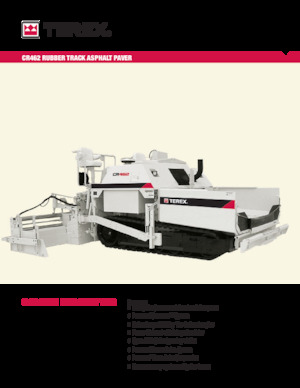 Track-asfalteermachines Terex CR462