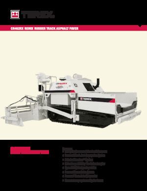 Track-asfalteermachines Terex CR462RX