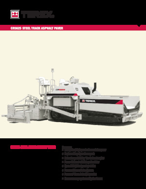 Track-asfalteermachines Terex CR562S