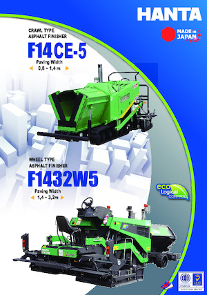 Track-asfalteermachines Hanta F 14 CE-5