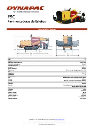 Track-asfalteermachines Dynapac F 5 C