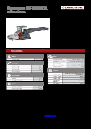 Track-asfalteermachines Dynapac MF2500CL