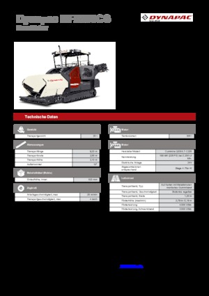 Track-asfalteermachines Dynapac MF2500CS