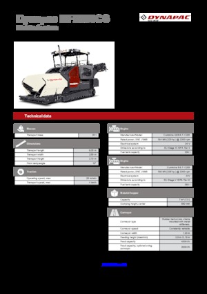 Track-asfalteermachines Dynapac MF2500CS