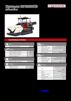 Track-asfalteermachines Dynapac MF2500CS