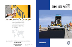Track-asfalteermachines Volvo OMNI 1000 SCREED