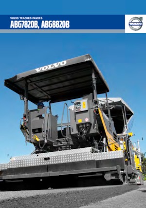 Track-asfalteermachines Volvo ABG7820B