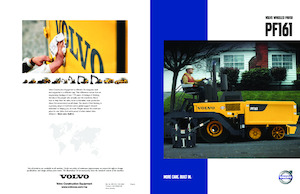 Track-asfalteermachines Volvo PF161