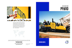 Track-asfalteermachines Volvo PF6110