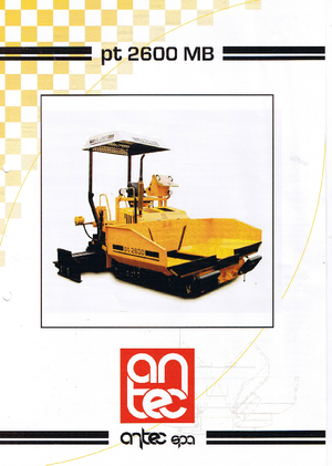 Track-asfalteermachines Antec PT 2600 MB