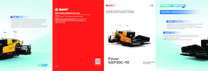 Track-asfalteermachines Sany SAP30C-10