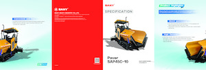 Track-asfalteermachines Sany SAP45C-10