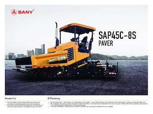 Track-asfalteermachines Sany SAP45C-8S
