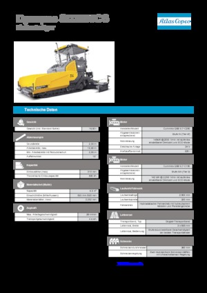 Track-asfalteermachines Dynapac SD 2500 CS