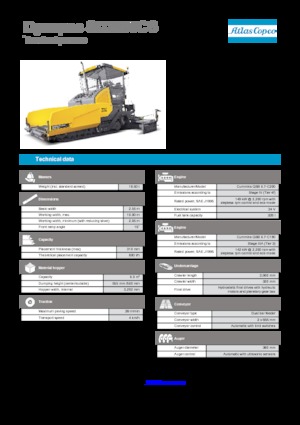 Track-asfalteermachines Dynapac SD 2500 CS