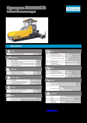 Track-asfalteermachines Dynapac SD 2500 CS