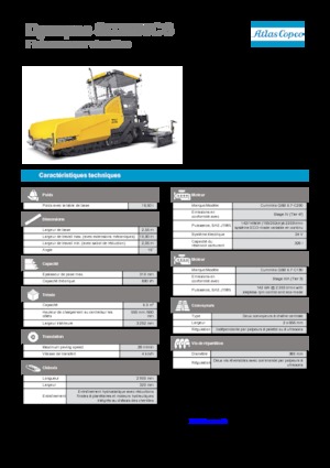 Track-asfalteermachines Dynapac SD 2500 CS
