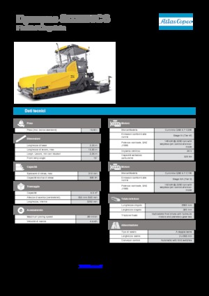 Track-asfalteermachines Dynapac SD 2500 CS
