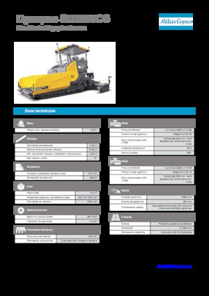 Track-asfalteermachines Dynapac SD 2500 CS