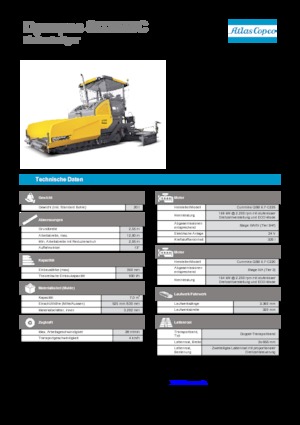 Track-asfalteermachines Dynapac SD 2550 C
