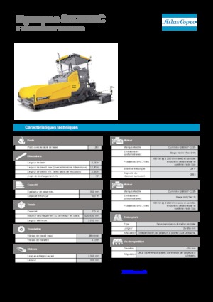 Track-asfalteermachines Dynapac SD 2550 C