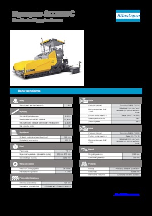 Track-asfalteermachines Dynapac SD 2550 C