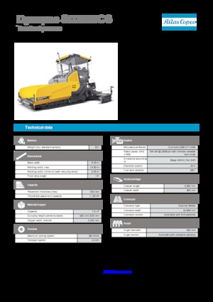 Track-asfalteermachines Dynapac SD 2550 CS