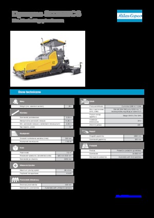 Track-asfalteermachines Dynapac SD 2550 CS