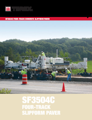 Track-asfalteermachines Terex SF3504C