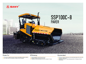 Track-asfalteermachines Sany SSP100C-8 