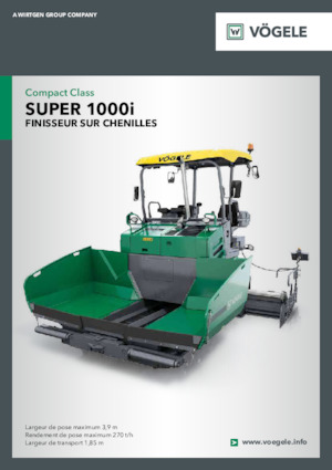 Track-asfalteermachines Vögele Super 1000i