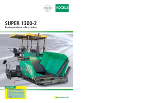Track-asfalteermachines Vögele Super 1300-2