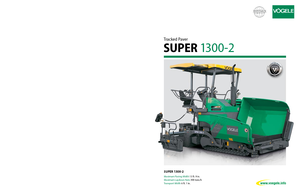 Track-asfalteermachines Vögele Super 1300-2