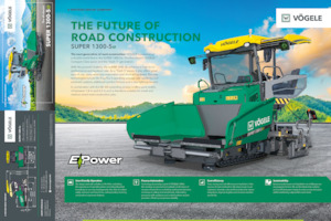 Track-asfalteermachines Vögele SUPER 1300-5e