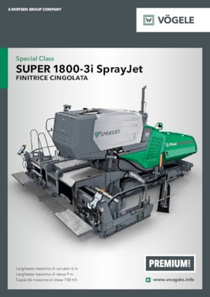 Track-asfalteermachines Vögele Super 1800-3i SprayJet